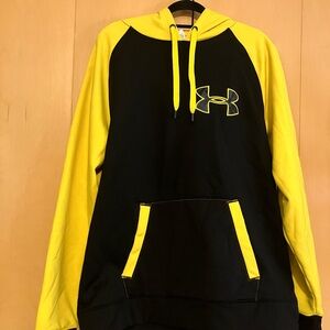 Under Armour Black and Yellow Athletic Hoodie lg